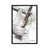 Toile avec cadre gris