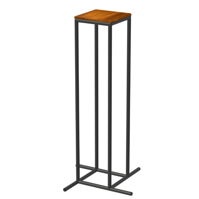 Table de bout Holmestrand, Teck, Noir