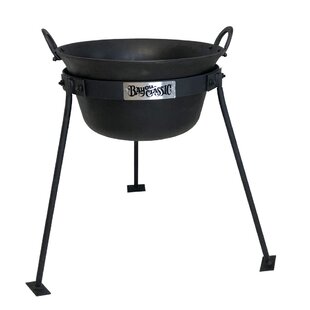 Bayou Classic 1 Quart Cast Iron Covered Sauce Pot with Self-Basting Lid, Black