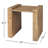 Tabb Solid Wood Top End Table-2130176598