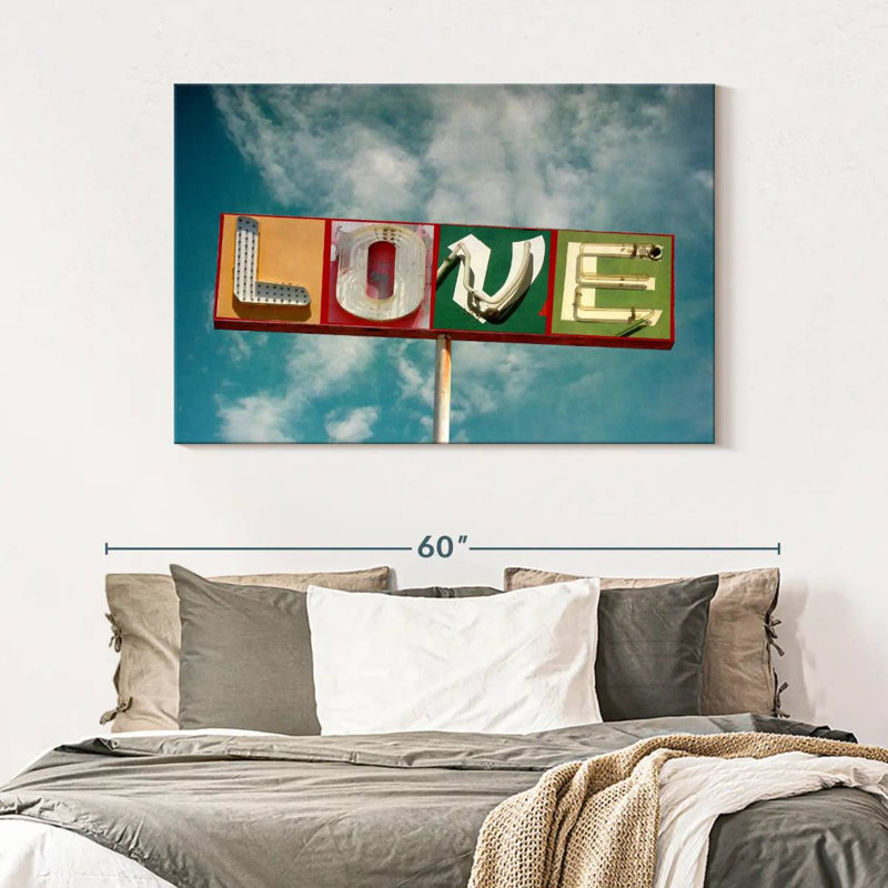 Tergel Cloudy Neon Love Sign, 32" H x 48" W