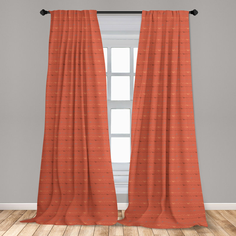 Saying Semi-Sheer Rod Pocket Sliding Panel, 28" x 95"