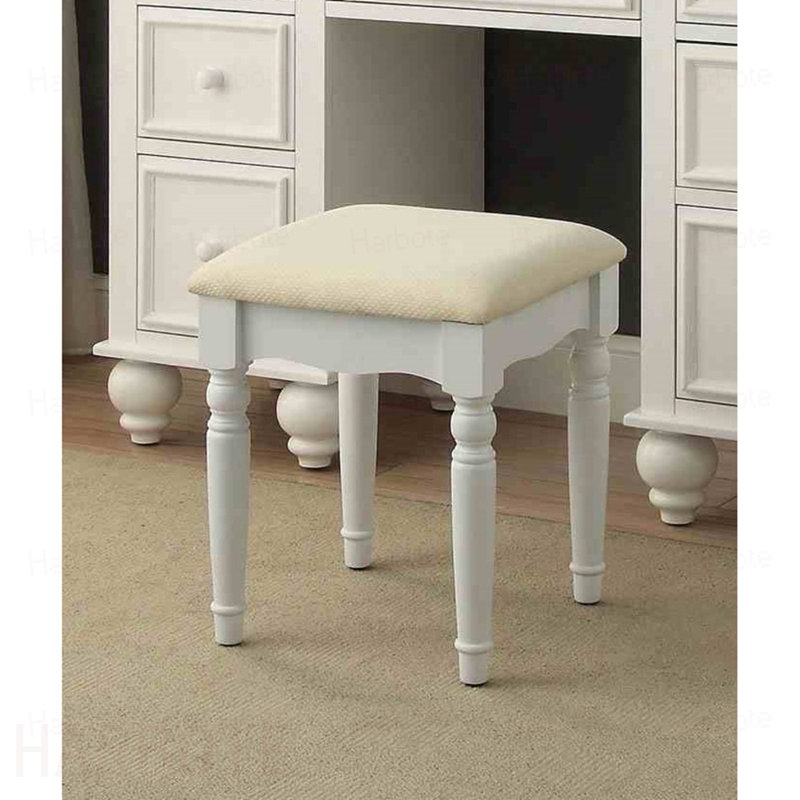 Ensemble de meuble-lavabo à 3 poignées avec tiroirs et poignées de rangement, White
