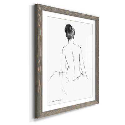 " Sketchy Silhouette I " Painting Print