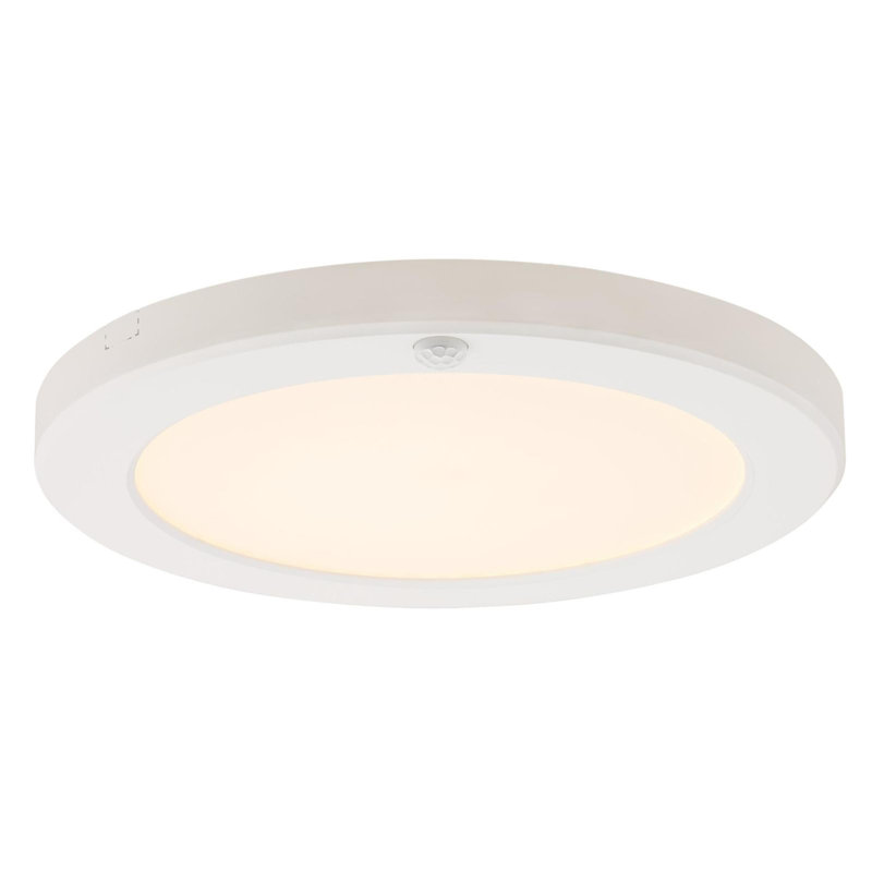 Acrylic LED Flush Mount, Selectable Color Temperature, 9-inch