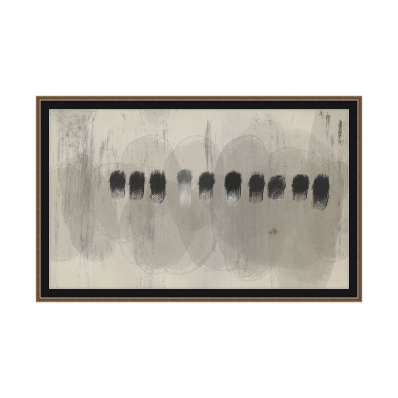 «Channeled Bedrock Gray 1», encadré sur papier par Studio L57 Affinity Print, H 24,25 po x l 37,25 po