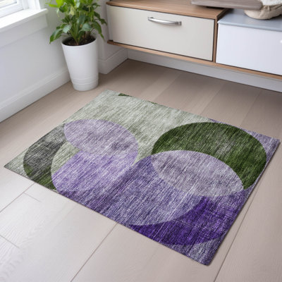 Premium Machine Washable Alves AMF1140 Geometric Rug
