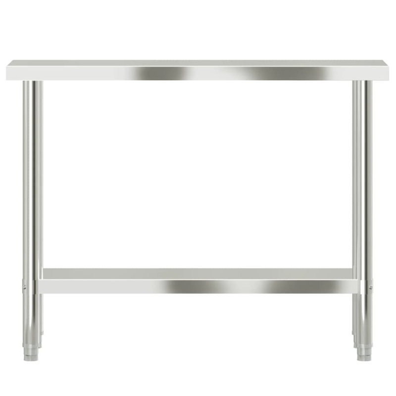 Table de travail en acier inoxydable l 11,8 po x L 43,3 po