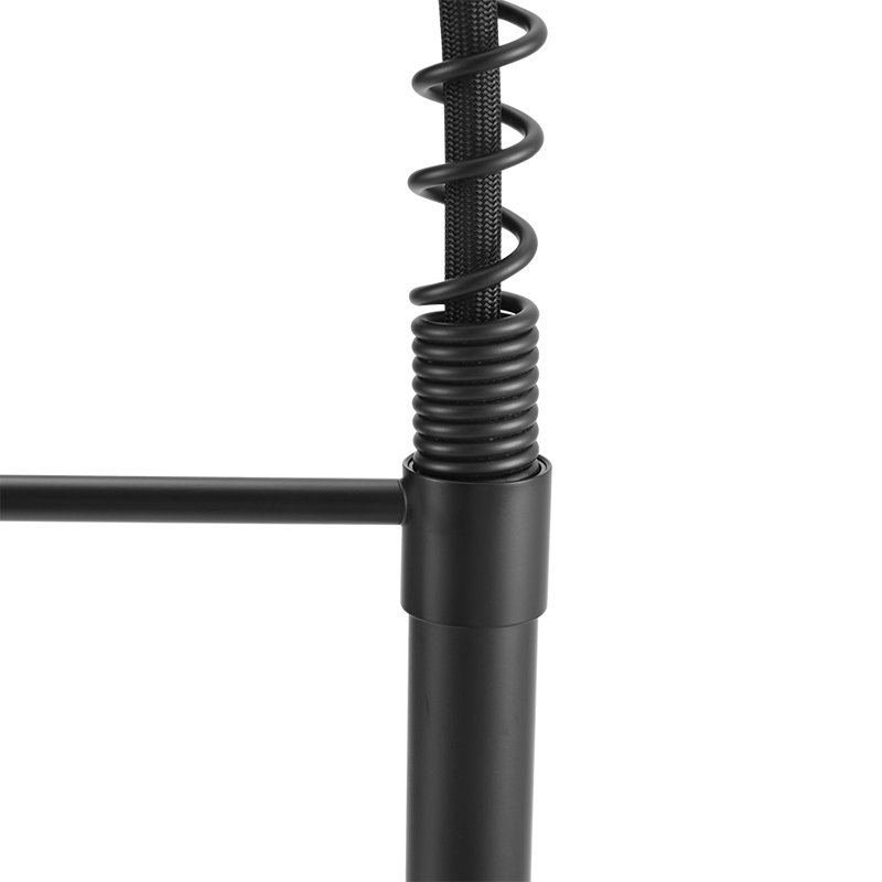 Living And Home Pull Down Kitchen Faucet, Black