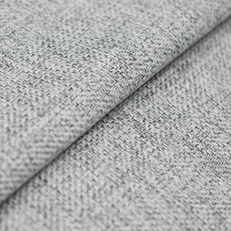 Paire de rideaux occultant 100% polyester, Gris Riverside