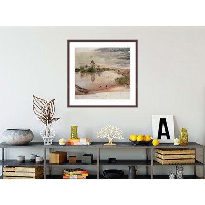 Weierhaus (w / c) par Albrecht Dürer, impression giclée sur cadre
