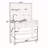41.7'' Large Patio Rolling Kitchen Island Solid Wood Kitchen Cart With Sink, Garden Potting Bench With Stainless Table Top, 2 Movable Shelves And 1 Bottle Opener-907781098