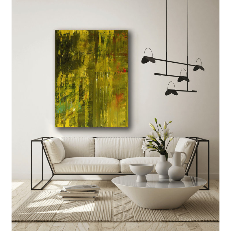 Campos De Verde - Artist Enhanced Canvas Print, 49.5" H x 37.5" W x 1.75" D, White Framed Canvas