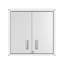Armoire de garage flottante blanche-1997553906