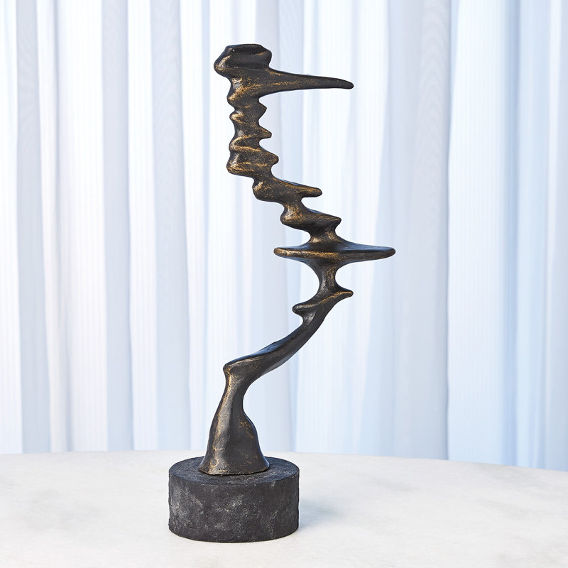 Large Wind Blown Sculpture, Bronze