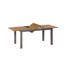 Barile 4 - Person Solid Wood Patio Dining Set Extendable Rectangular Table