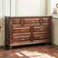 Armoire d'appoint en noyer massif