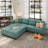 Zendajas 8 - Piece Upholstered Modular Sectional Sofa with Storage Ottoman-873843731