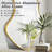Luxury Asymmetrical Wall Mirror, Designer Irregular Bathroom Vanity Mirror with Sleek Aluminum Frame for Modern Interiors-251871869-251871864