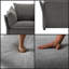 Fauteuil surdimensionné Modern Chenille