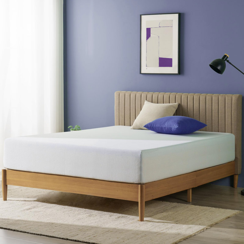 Matelas à fermeté moyenne en mousse à mémoire de forme Green Tea, Lit double, 12"