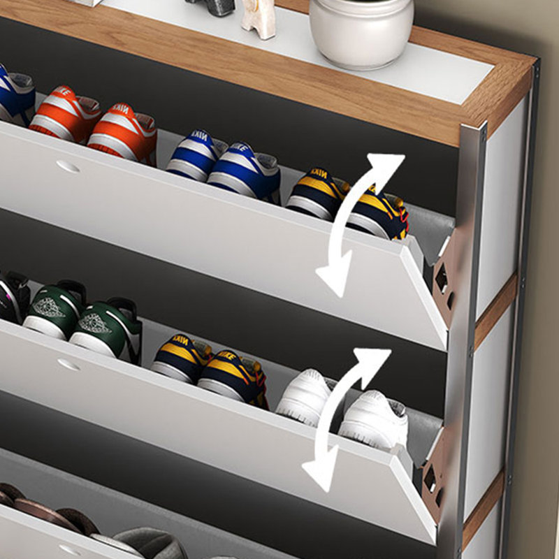Rangement à chaussures tendance, Blanc