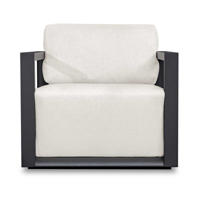 Pakswith Black/Oyster Outdoor Lounge Chair