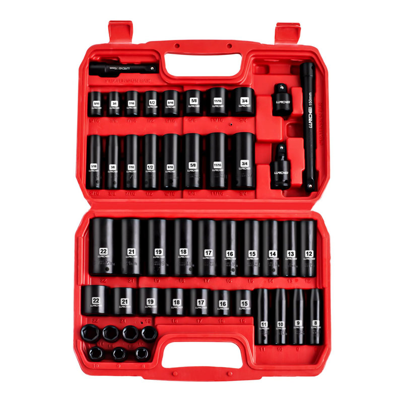 3/8" 48pcs Drive Impact Socket Set