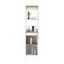 Armoire à linge Jannès, deux tablettes ouvertes, porte simple-1386596079