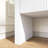 63" W Wood Wave-Pattern Storage Cabinet With Adjustable Shelf-393303608