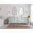 Aberdeen 84'' Double Bathroom Vanity with Quartz Top-94240505-74716245