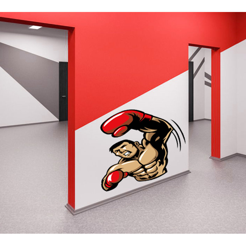 Adhésif décoratif sport Boxing MMA, H 22 po x l 26 po