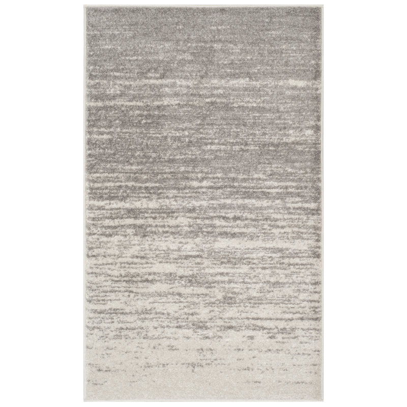 Tapis Bethlyn Gris / Gris pâle, Rectangle 4 pi x 6 pi