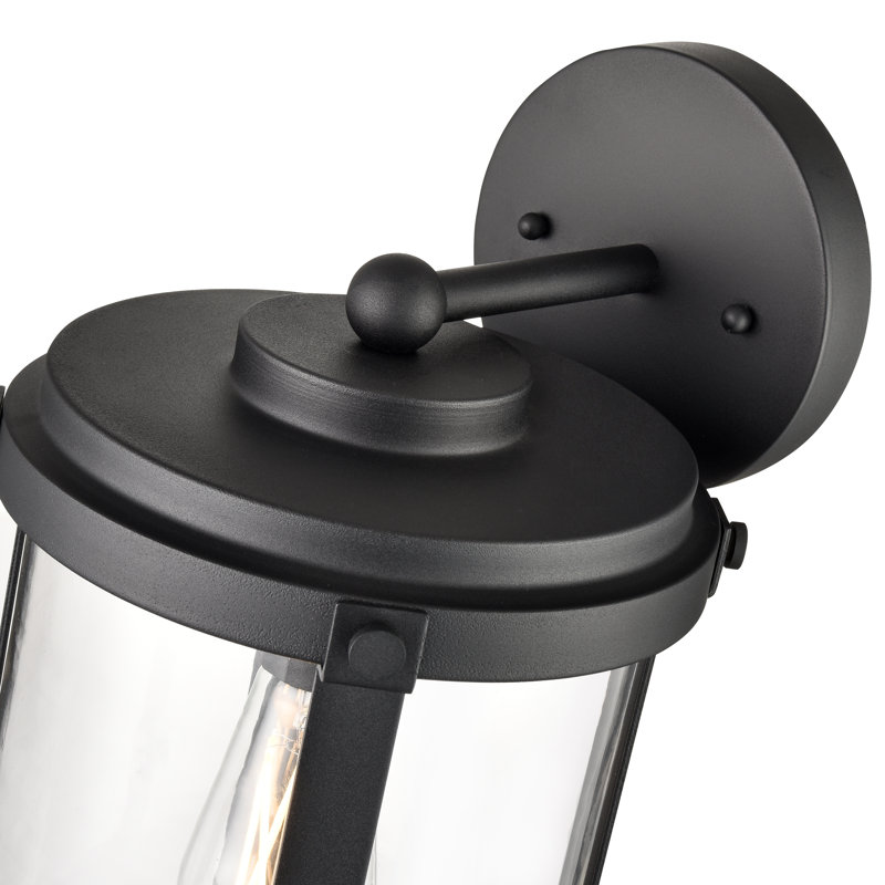 Aadison 1 Light Outdoor Wall Sconce, 16.8" H x 9" W x 10.1" D