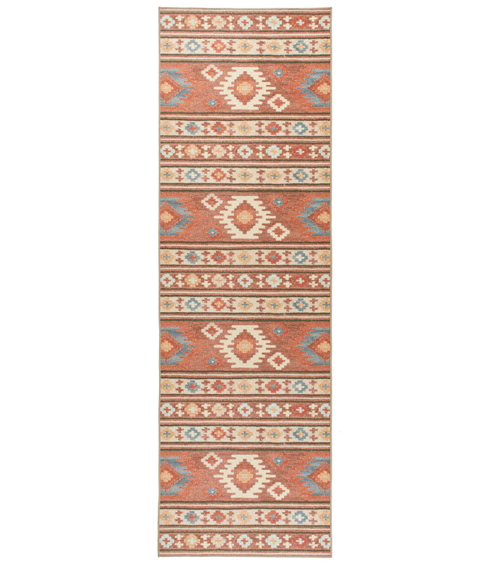 Canyon Natural Machine Washable Rug, Runner 2'6" x 8'