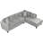 L-Shaped Sectional Sofa-2128197751