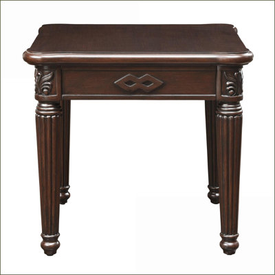 Espresso Romantic Coffee Table with Turned Legs – Sturdy, Timeless Design for Living Room