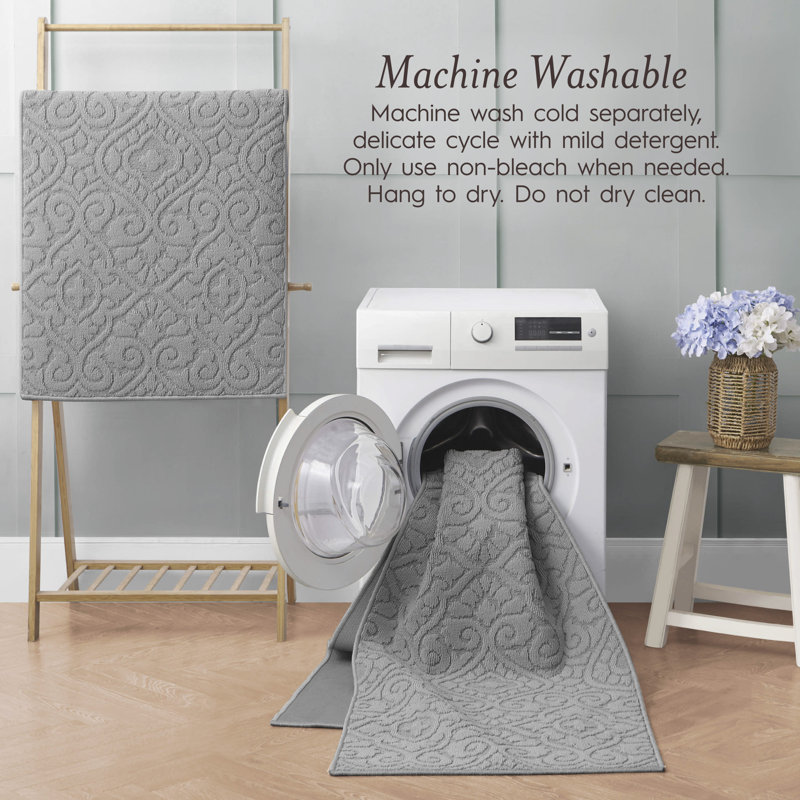 Feya Machine Woven Synthetic Aera Rug in Gray, Rectangle 2'2" x 3'9", Gray