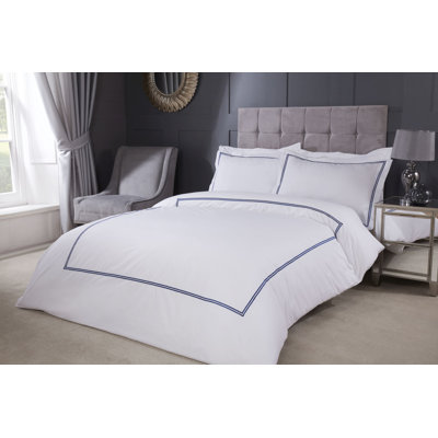 Ervin 100% Linen Geometric Shapes Duvet Cover Set with Pillow Shams