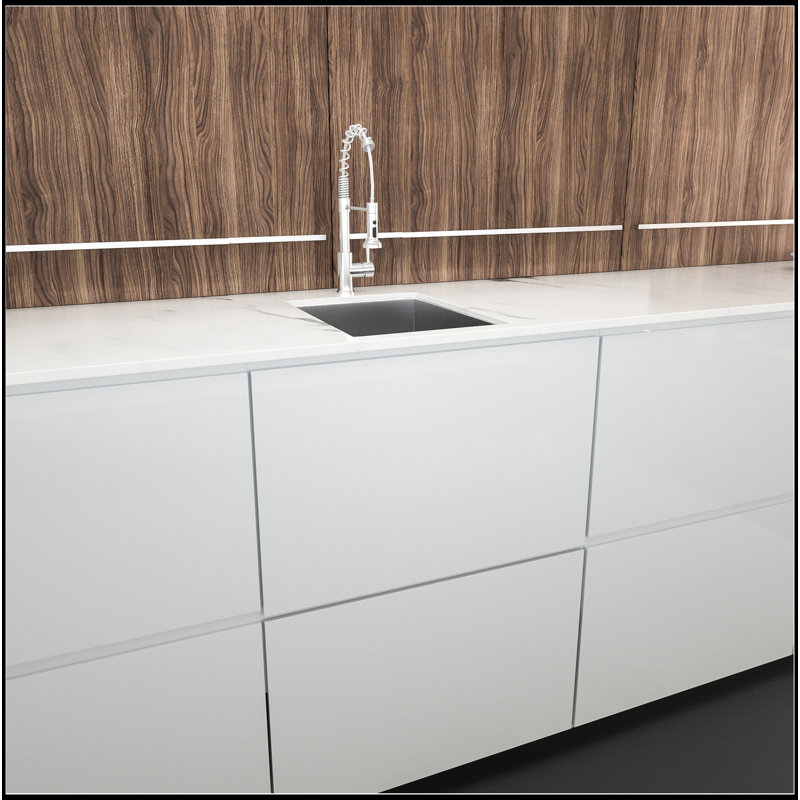 14"X18"X9" Undermount Stainless Steel Kitchen Sink 18 Gauge 9 Inch Deep Single Bowl Kitchen Sink Basin