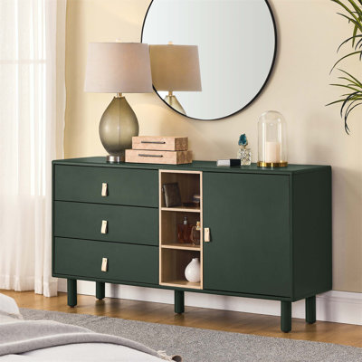Commode combinée 3 tiroirs Heffernan