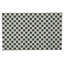 Tapis de toilette rectangulaire antidérapant à carreaux