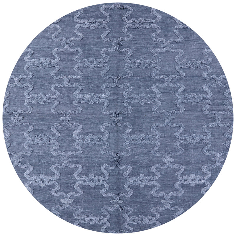 Tapis bleu Adile, Rond 8 pi