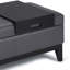 Oregon 42"W Upholstered Storage Ottoman Bench with Lift-Top Lid and Tray-2021327169