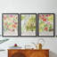 Botanica, affiche d'exposition I - Toile tendue avec châssis encadré - 3 pièces-67620148-67620171