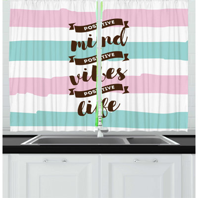 Ruffled Kitchen Curtain