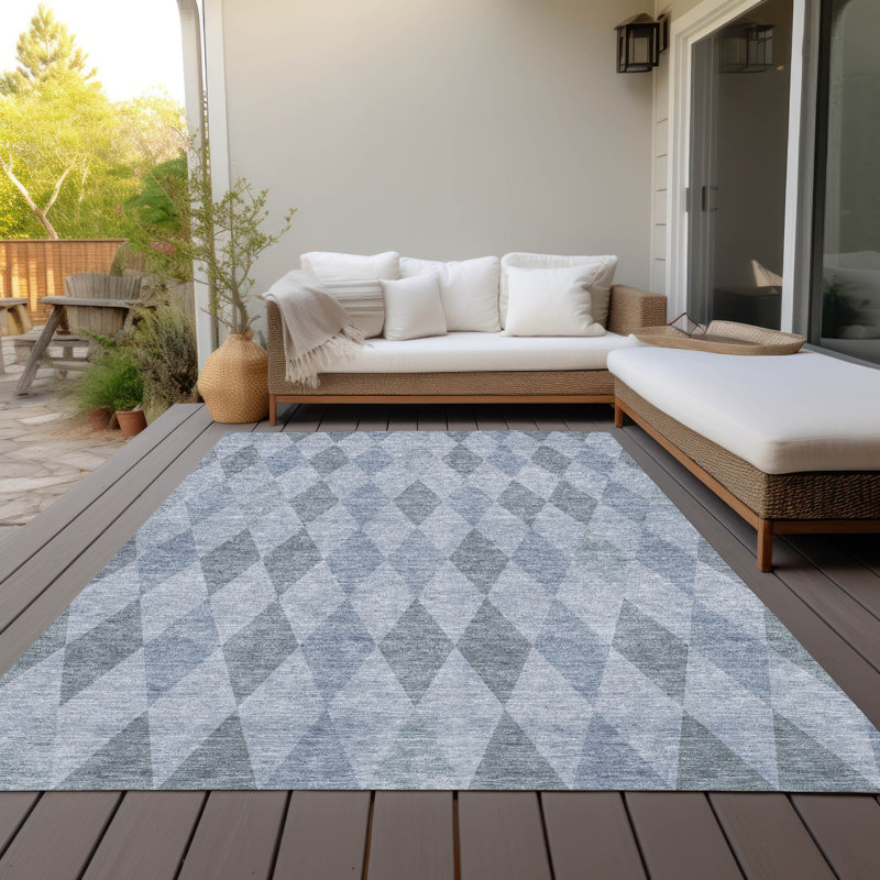 Clintonville Geometric Indoor / Outdoor Rug, Rectangle 2'6" x 3'10"