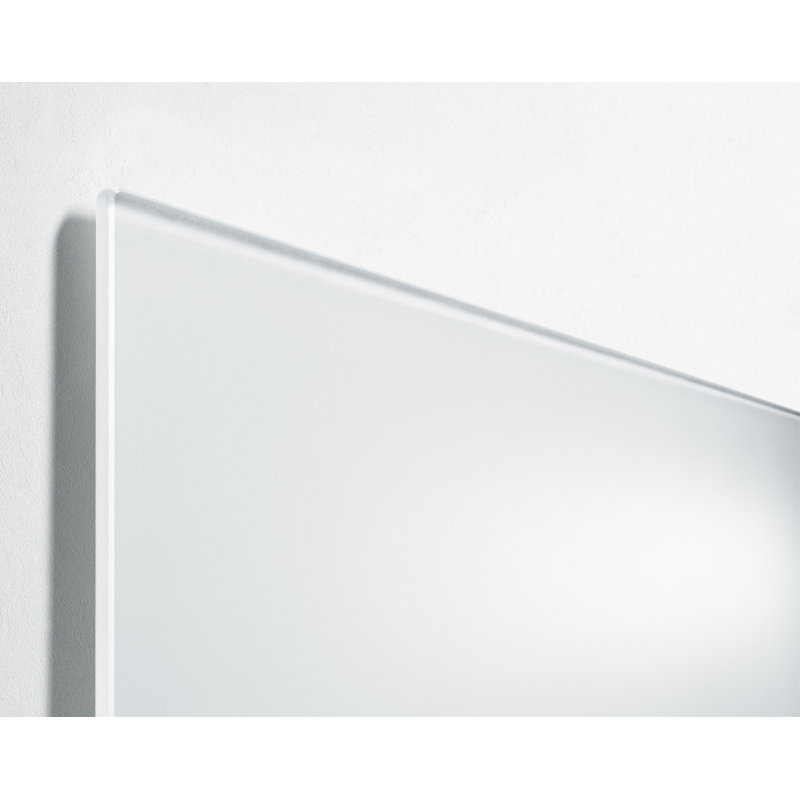 Artverum Wall Mounted Magnetic Glass Board, 40cm H x 60cm W x 60cm L
