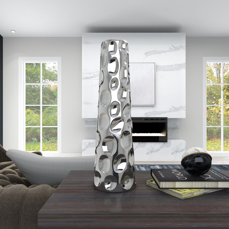 Vase de plancher Meltham, Argent