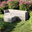 Gislain 198cm Wide L-Shaped Wicker Patio Sofa with Cushions